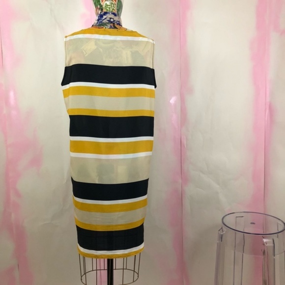 Sisley Shirt Dress in Colour Block Stripe Shirttai - Picture 6 of 8